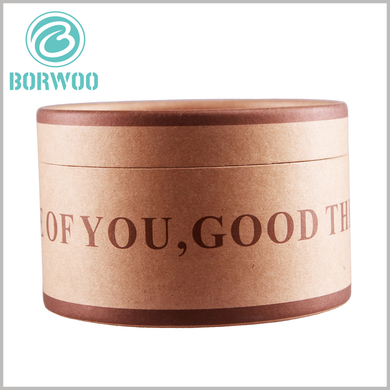 Custom Brown cardboard tube packaging boxes.round boxes packaging for belt,Unique product packaging will promote brand awareness