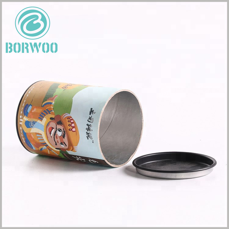 Custom Cardboard Paper Tube Packaging wholesale. Tube Packaging boxes with metal lids wholesale