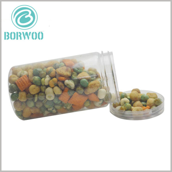 Custom Clear food plastic tube boxes for candy