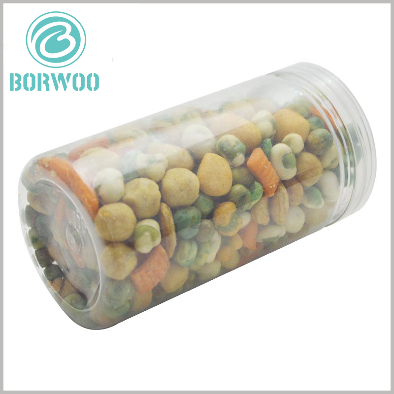 Custom Clear food plastic tube packaging for candy