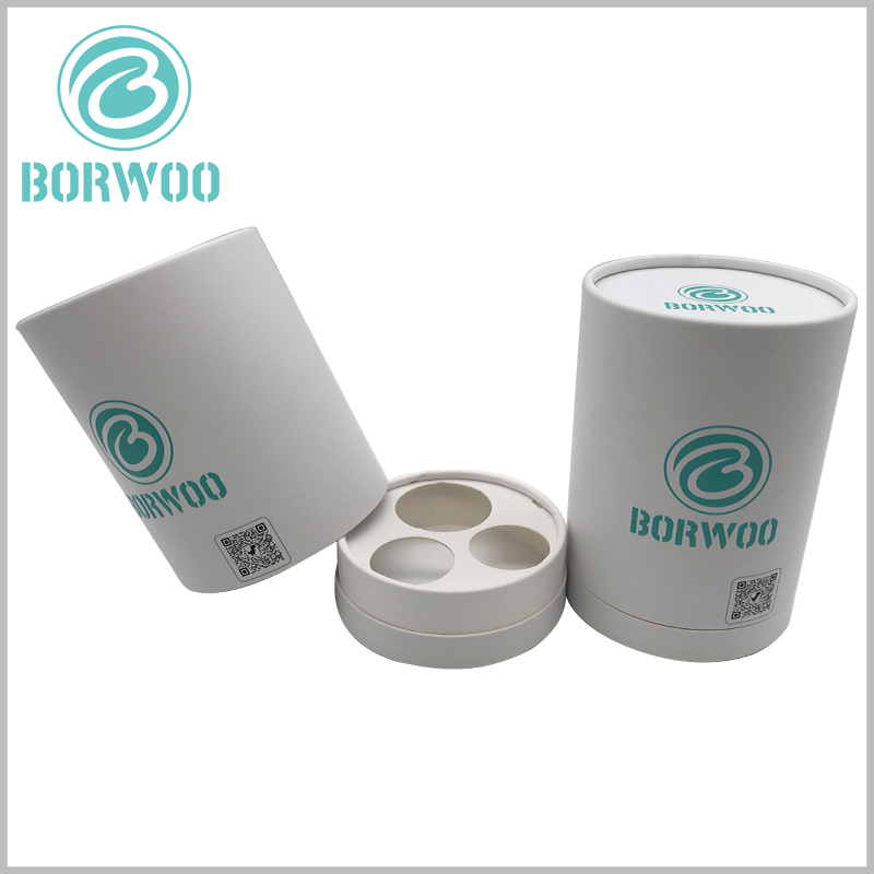 Custom Essential Oil Packaging Tubes with Paper Inserts, can hold 3 bottles of essential oils