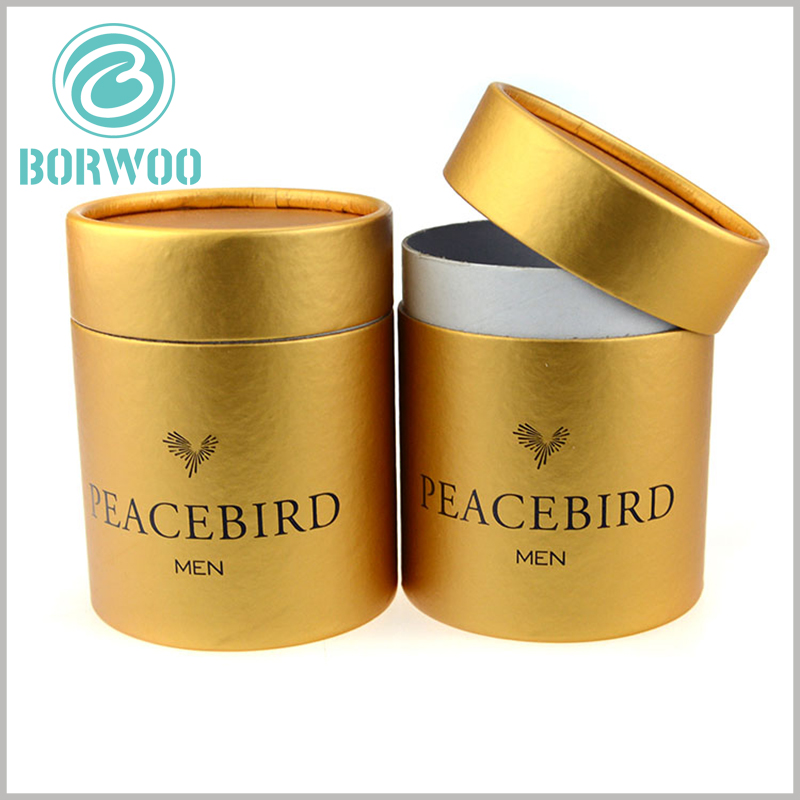 Custom Gold-color large diameter cardboard tube packaging boxes.Custom paper tube packaging is necessary to promote the product. Printing the brand on the packaging boxes makes it easier for customers to believe the product.