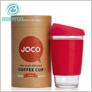 Custom Kraft paper tube for coffee cup packaging