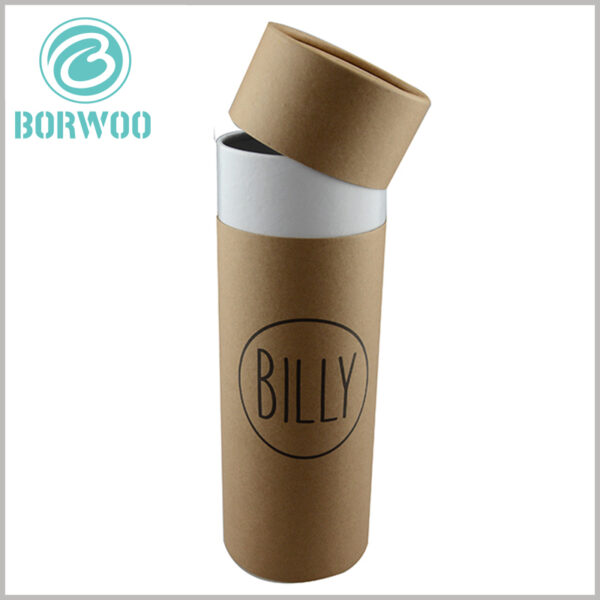 Custom Kraft paper tube packaging boxes with logo