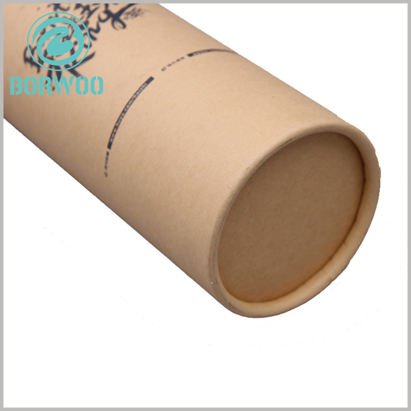 Custom Kraft paper tube packaging wholesale. The brown kraft paper tube packaging is artistic and can leave a deep impression on customers.