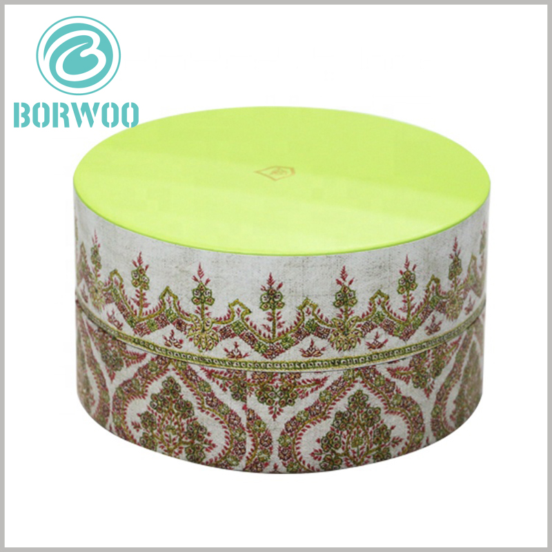Custom Large cardboard round boxes with lids wholesale.Printing unique content on paper tubes to increase the appeal of packaging is helpful to increase product sales.