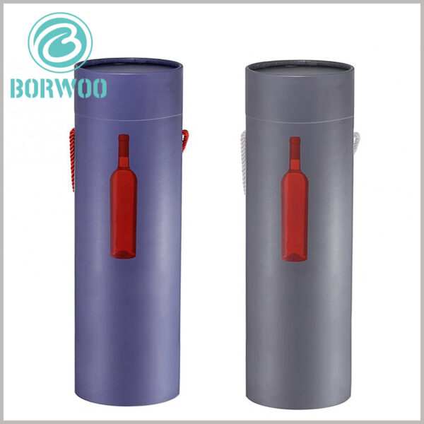 Custom Large cardboard tube for wine packaging.what it has is simple but very modern, in accordance to young generation’s style of self-expression and simplicity.