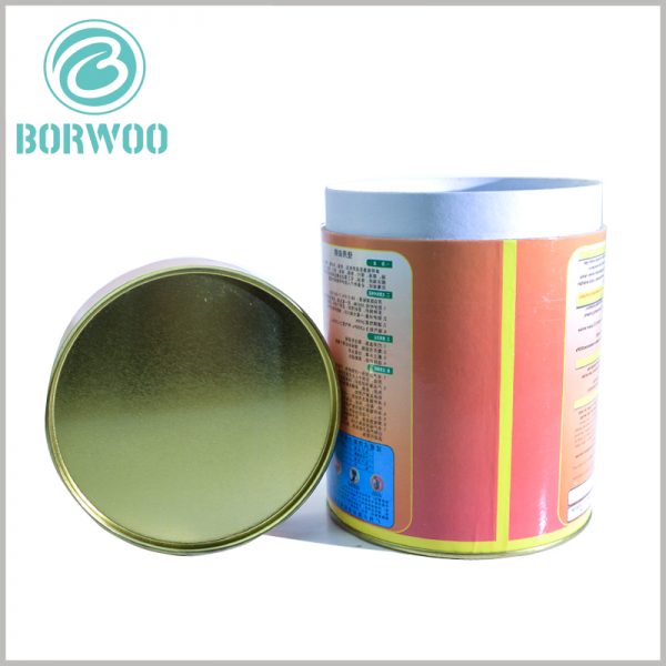 Custom Large diameter cardboard tube packaging with metal lids.for fire escape mask packaging.Gas masks are not often used, so detailed product instructions are needed to guide people's precautions and use methods when using the product.