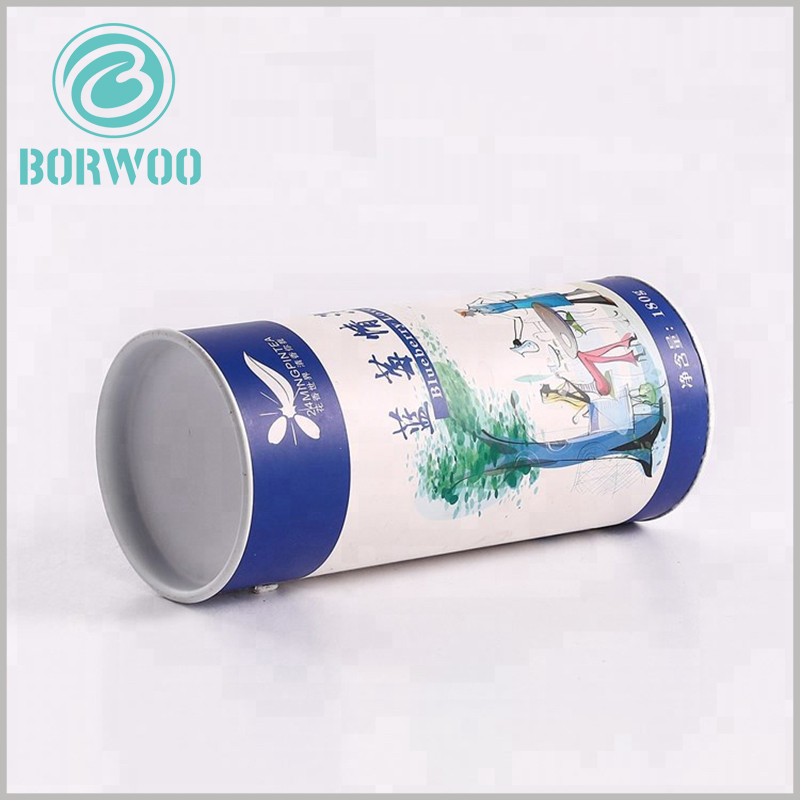 Custom Paper Tube food Packaging with Lid wholesale.high quality food Packaging boxes.
