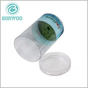 Custom Plastic tube packaging with clear lids.The inserts at the bottom of the package