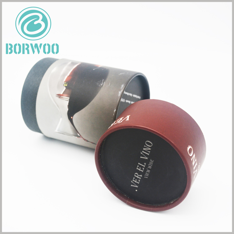 Custom Premium wine tube packaging boxes with logo.using the advantages of the brand to enhance the competitiveness of red wine.