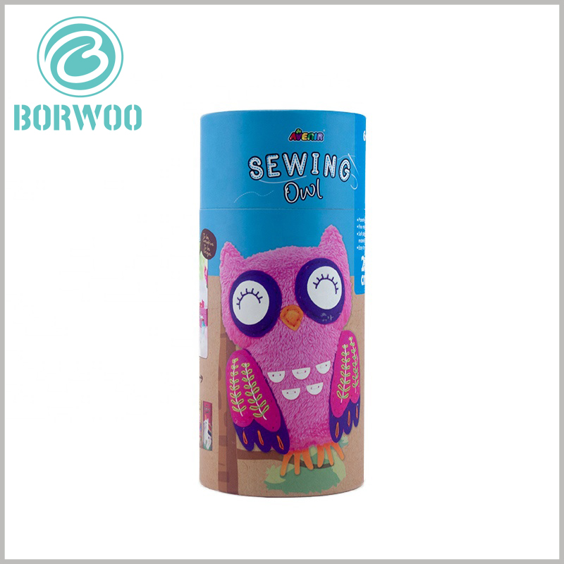 Custom Printable cylinder tube packaging for toys.The style and size of the customized packaging are determined according to the characteristics of the product, ensuring that the packaging and product are completely matched.