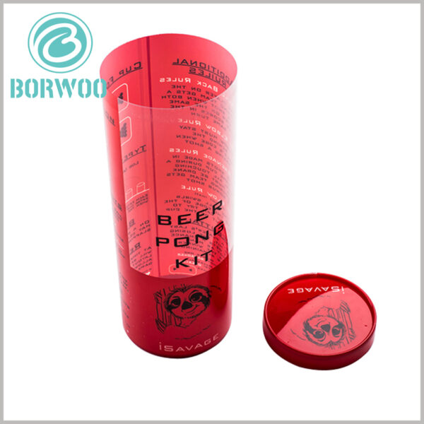 Custom Printed plastic tube packaging wholesale.Tube packaging one end is fixed