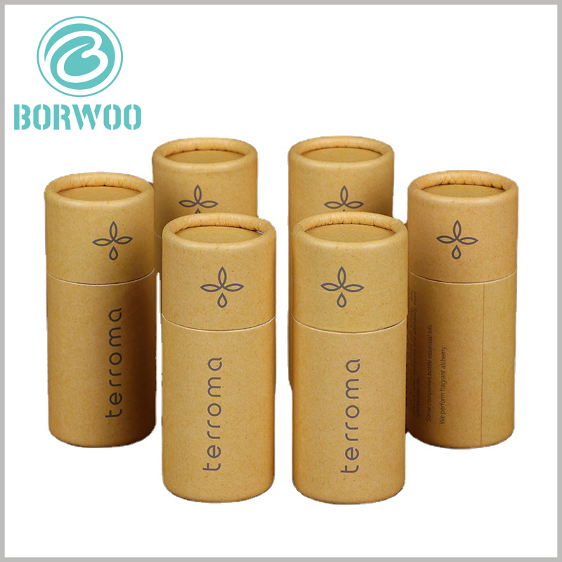 Small diameter kraft paper tube packaging boxes wholesale. The brown paper tube has a high artistic appreciation and can increase the attractiveness and value of packaging.