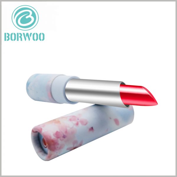 Custom Small diameter paper tubes packaging for lipstick boxes.As for design, it emphasizes a colorful and elegant style
