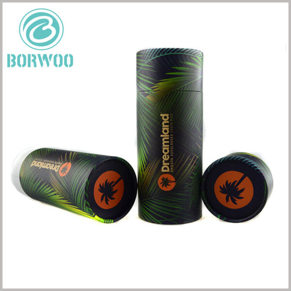 Custom cardboard paper tube for tea packaging