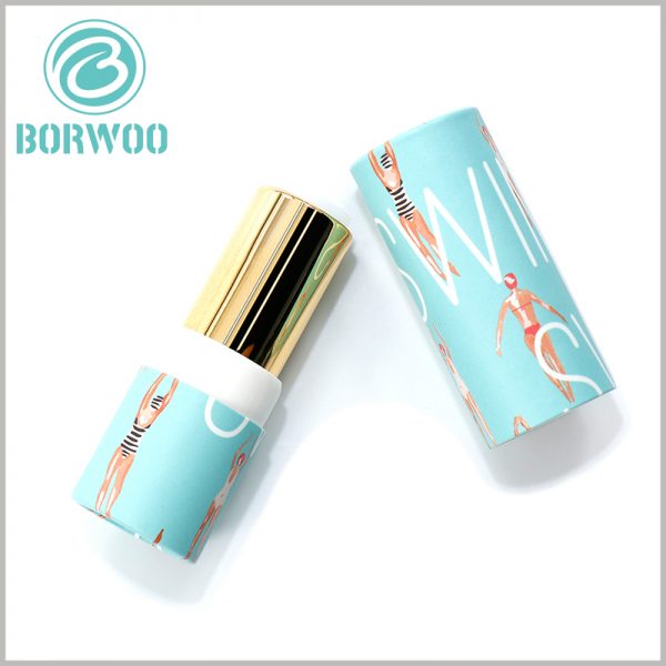 Custom cardboard tubes packaging for lipstick boxes.High quality empty lipstick tubes wholesale.