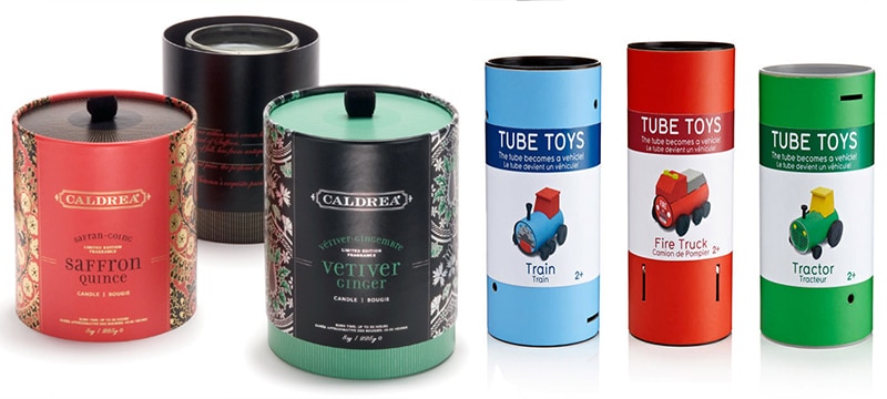 Custom creative cardboard tube boxes packaging wholesale