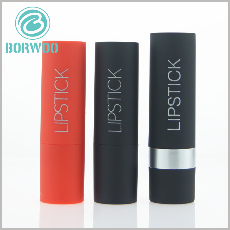 Custom empty lipstick tubes packaging with simple design.Simple packaging design, but attractive to consumers
