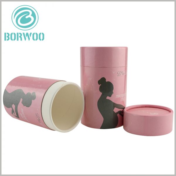 Custom printed cardboard tube boxes packaging for maternity belt