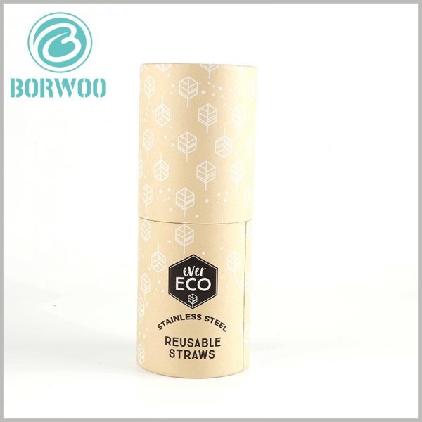 Custom printed cardboard tubes packaging for straws.The unique design is reflected in the packaging, which will be able to reflect the product differentiation