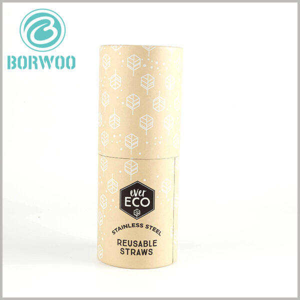 Custom printed cardboard tubes packaging for straws.The unique design is reflected in the packaging, which will be able to reflect the product differentiation