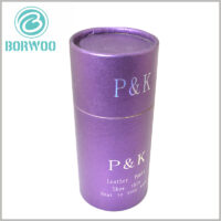 Custom purple cardboard tube packaging for Pants boxes