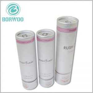 Custom round cardboard boxes packaging for eyelashes