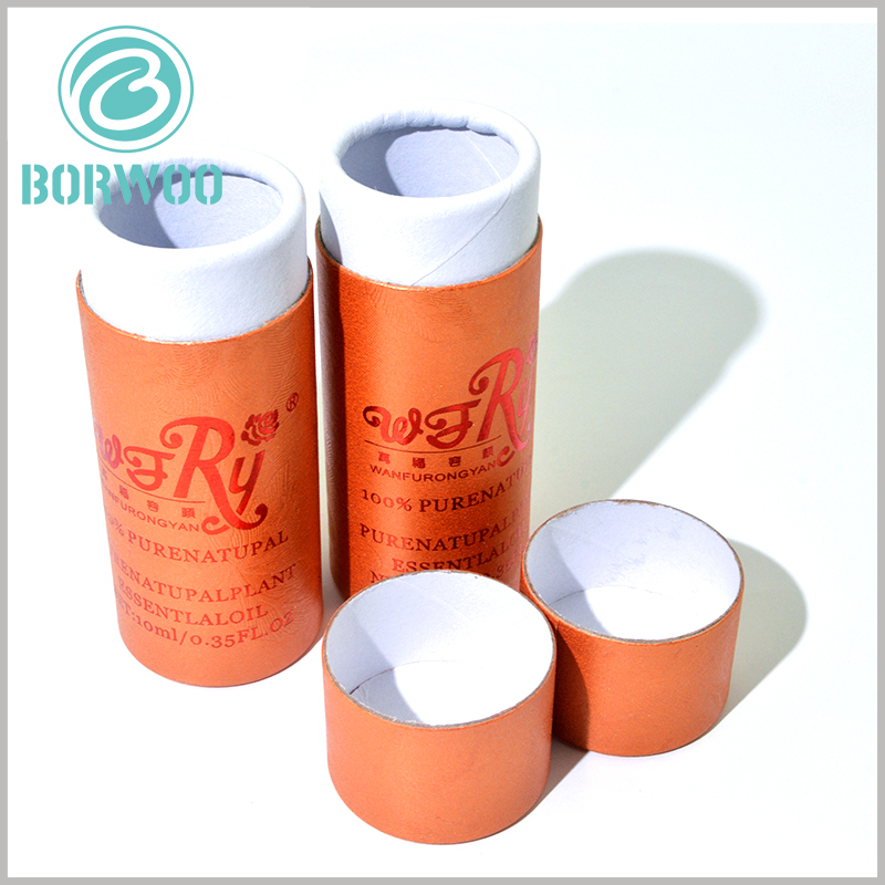 Custom small cardboard tube packaging for Skin care oil