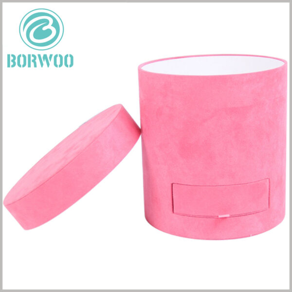 Custom unique velvet jewelry tube boxes with lids wholesale