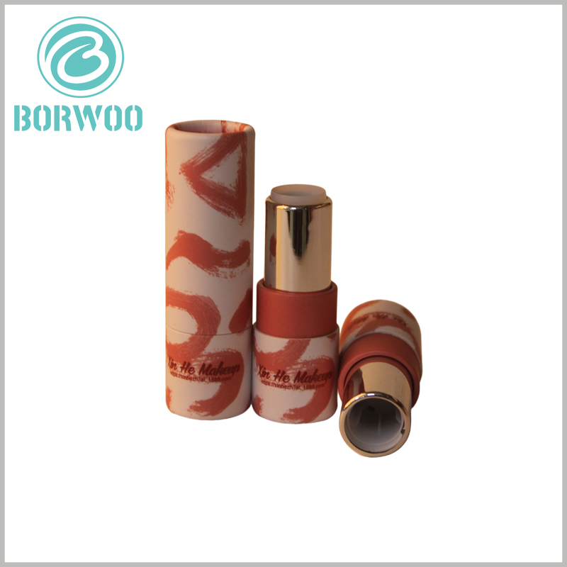 Cute empty lipstick tubes packaging boxes wholesale.the materials we use are biodegradable,Meet the requirements of environmentally friendly packaging