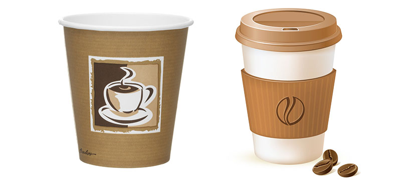 Cheap Disposable paper coffee cups wholesale