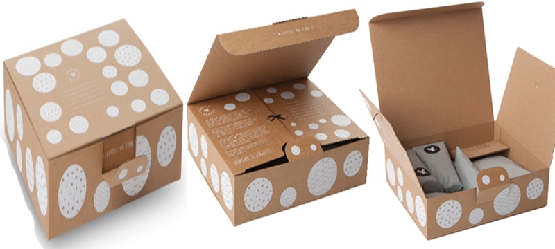 Ecological packaging materials for e-commerce, high-quality kraft packaging helps to increase product value