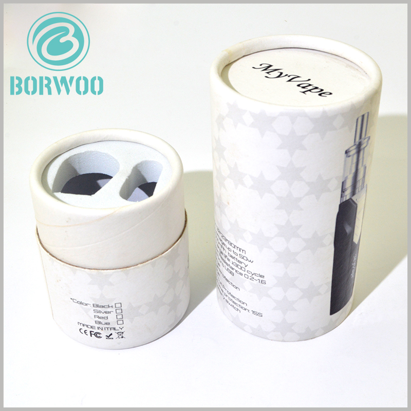 Electronic cigarette packaging large round cardboard box