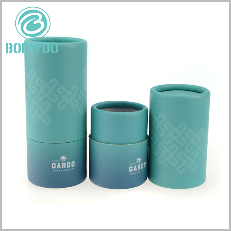 Elegant paper tubes packaging for cosmetic boxes.CMYK printing, custom packaging is cheap, but works well