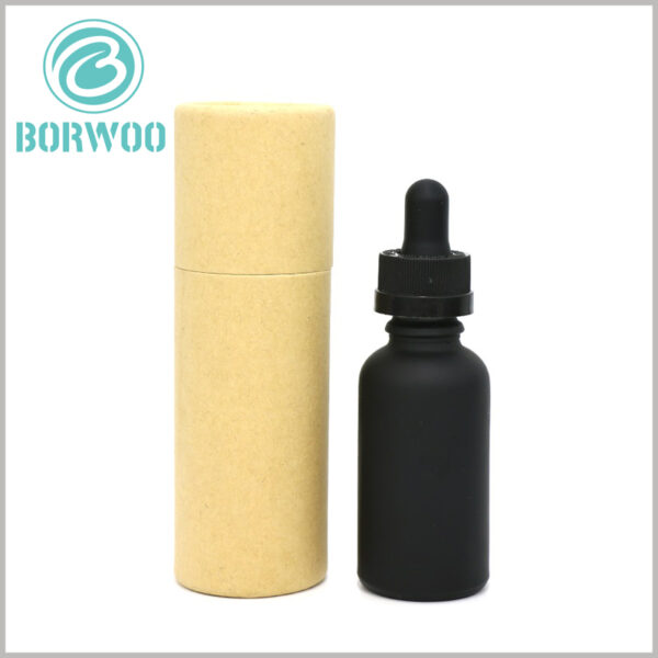 Essential oil brown paper tube packaging without printing