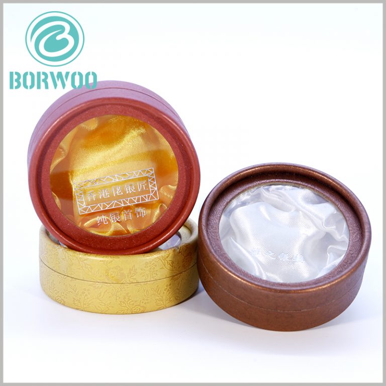 Custom Paper tube packaging boxes with windows