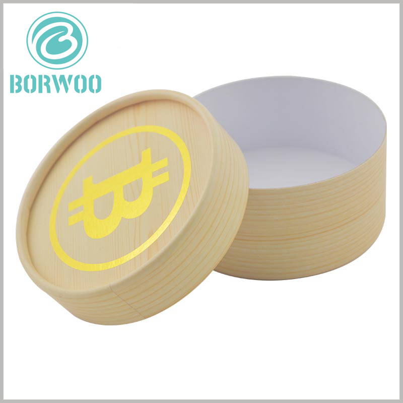 High-grade 3D printing imitation wood tube packaging boxes