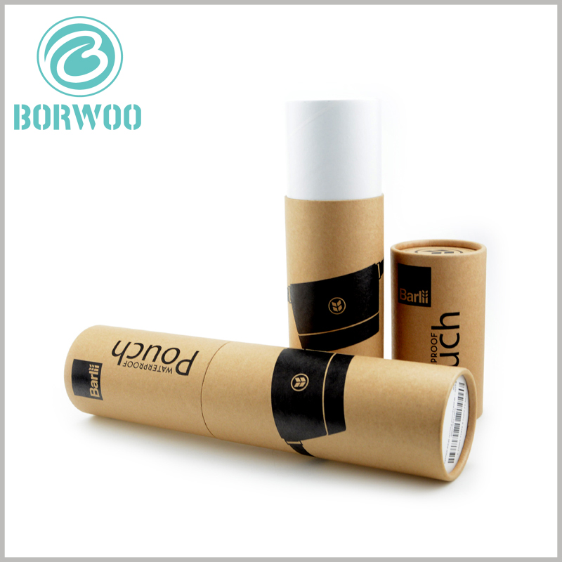 High quality brown kraft paper tube packaging for pouch.Exquisite kraft paper as raw material for packaging