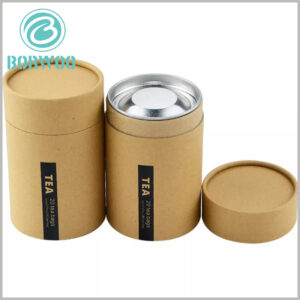 Kraft paper tube food packaging