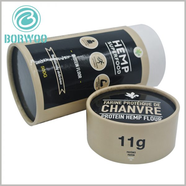 Large cardboard tube food packaging suppliers.The diameter of the box is determined by the size of the product.