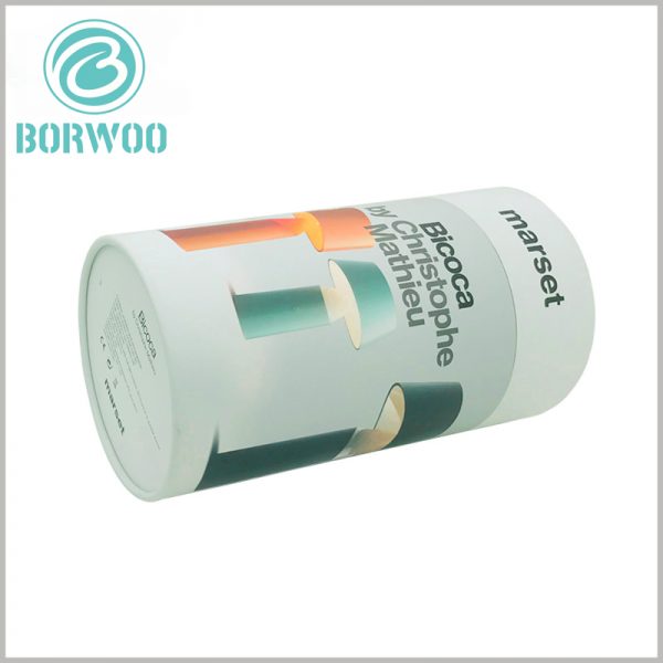 Large cardboard tube packaging boxes with printing.Direct printing of pictures of electronic products on the surface of paper tubes.