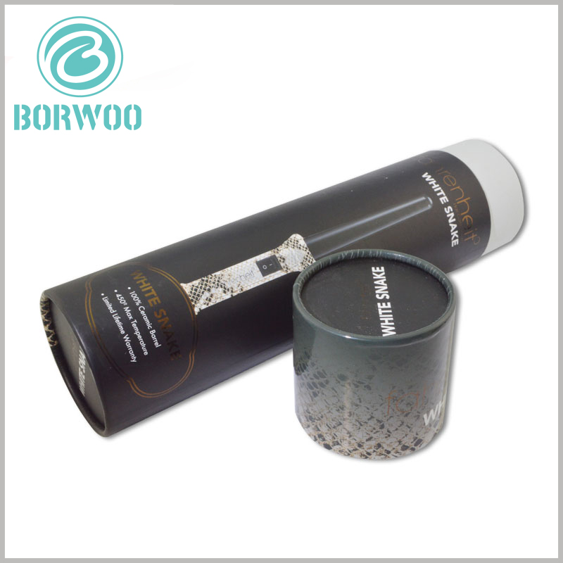 Large cylinder boxes for electronic Hair straightener packaging