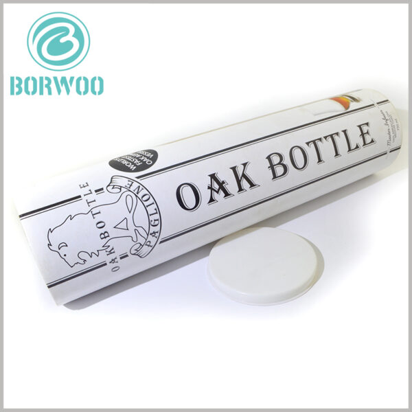 Large cylinder packaging for wine boxes