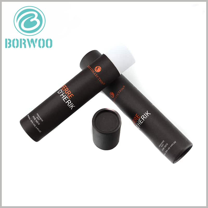 Long Black cardboard tubes packaging boxes