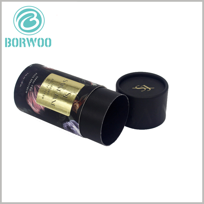 Luxury CBD essential oil packaging boxes.small cardboard tube packaging with logo to Increase brand value and product value