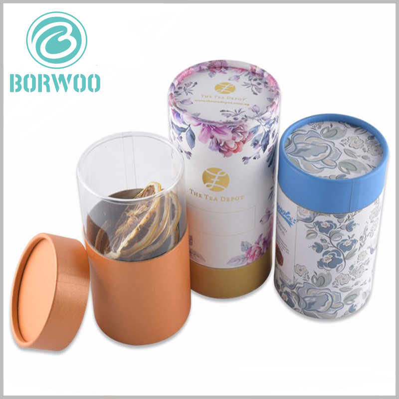 Multi-options cardboard food tube packaging boxes with lids wholesale