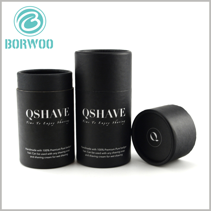 Plain cardboard tube essential oil packaging boxes with logo