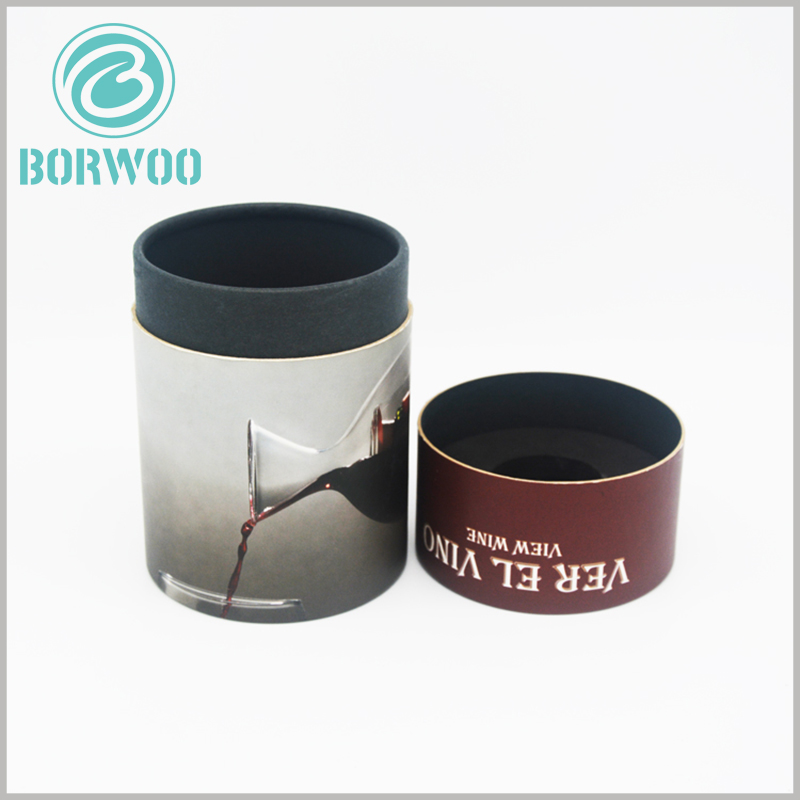 Premium wine tube packaging boxes with EVA inserts wholesale.EVA inserts to protect fragile red wine bottles and red wine