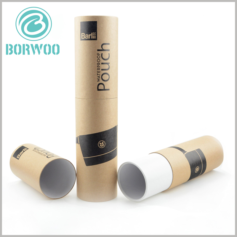 Printable kraft paper tube packaging for pouch boxes.Print the brand logo and product images directly in the package, which is more conducive to consumers' intuitive understanding of packaging.